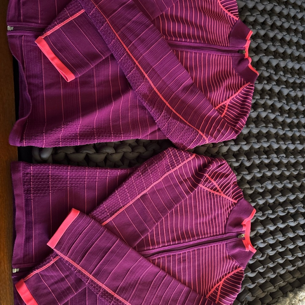 Purple and Pink Striped Annika Jackets